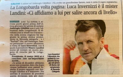 La Longobarda volta pagina: Luca Invernizzi è il nuovo mister